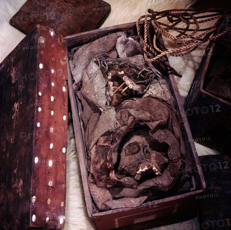 A shamans burial