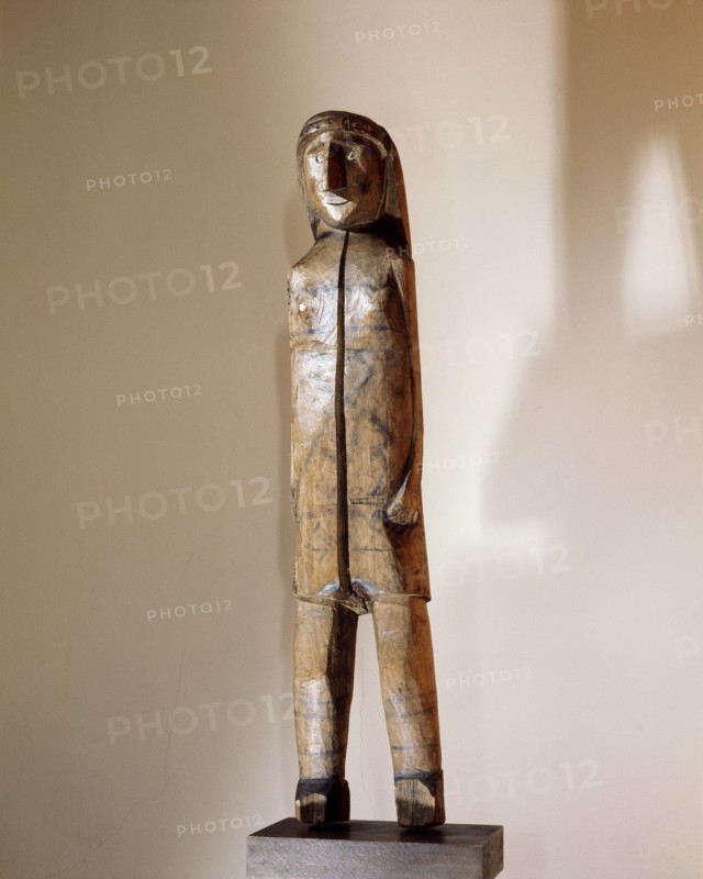 Female figure used by a Cuna healer or shaman to heal the sick and promote fertility