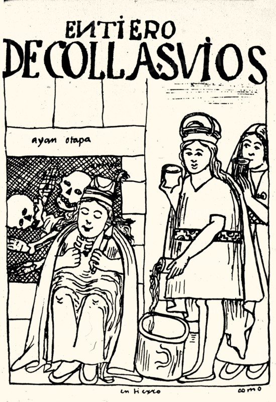 Facsimile of a drawing by Felipe Guaman Poma from his El Primer Nueva Coronica y Buen Gobierno