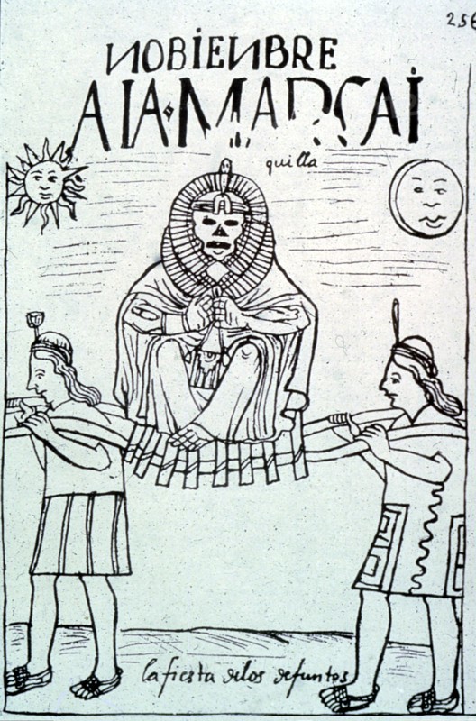 Facsimile of a drawing by Felipe Guaman Poma from his El Primer Nueva Coronica y Buen Gobierno