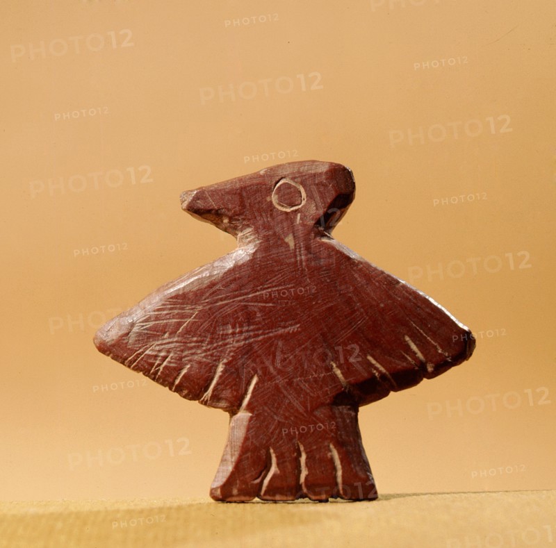 Argillite pendant in the form of an eagle