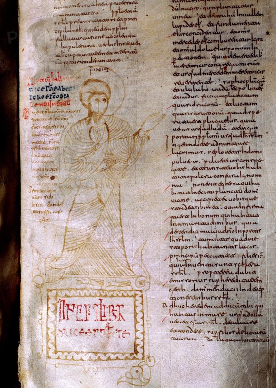 A page from a Mozarabic Biblia Hispalense, folio 161