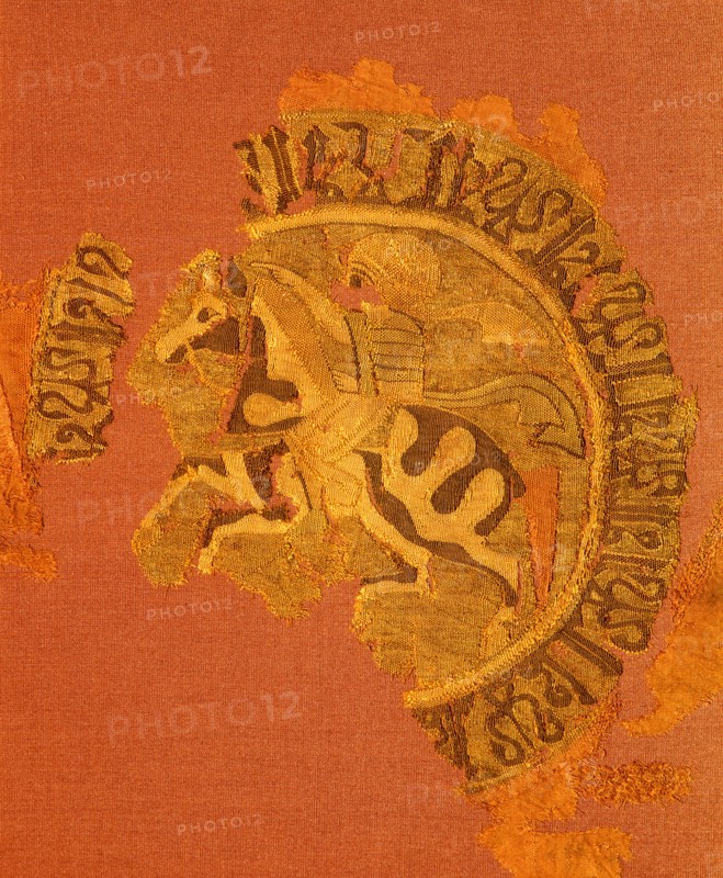 Detail of silk hanging