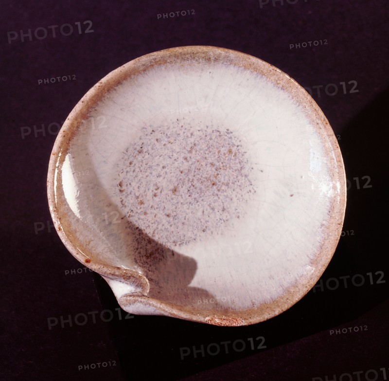 Shell shaped vessel, unusual in that it is signed