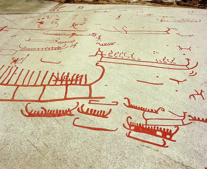One of the most frequently occuring motifs in rock carving is the ship, often highly decorated and manned with rowers