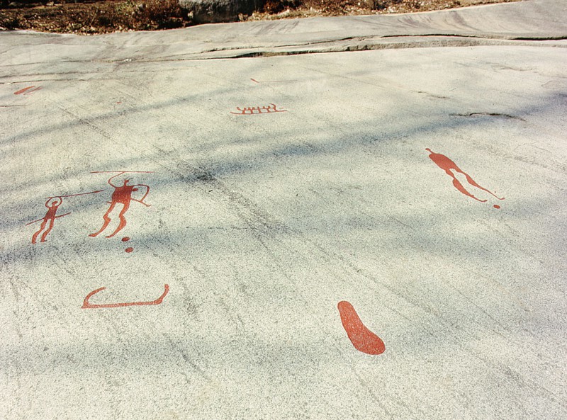 Vitlycke is one of the largest surfaces of rock carvings in the whole of Scandinavia