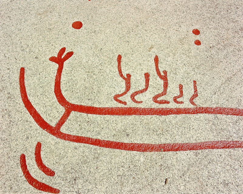 Vitlycke is one of the largest surfaces of rock carvings in the whole of Scandinavia