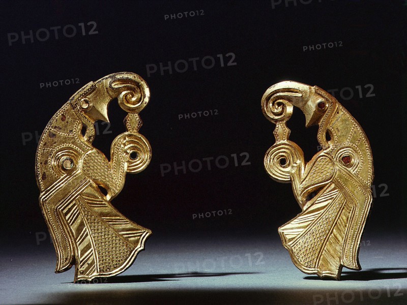 Odins birds, a pair of harness mounts from Gotland