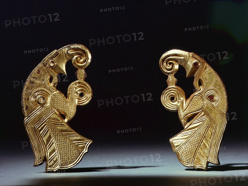Odins birds, a pair of harness mounts from Gotland