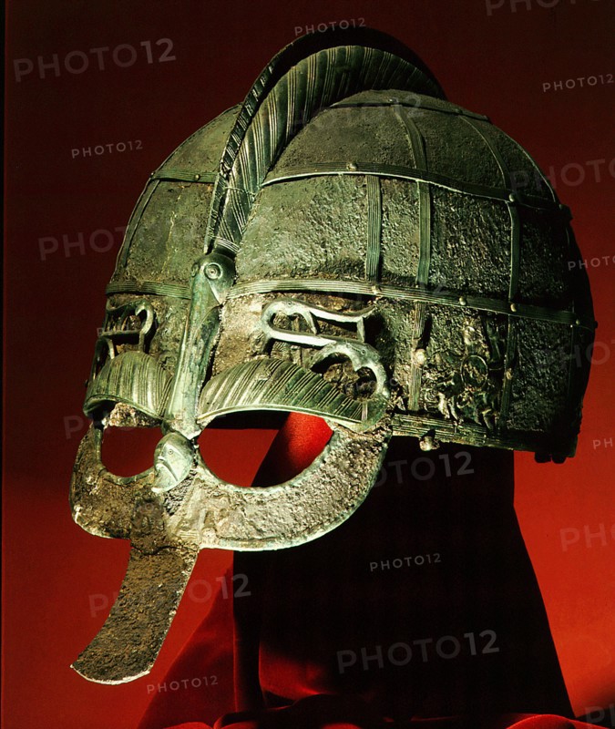 Helmet from a Vendel boat grave