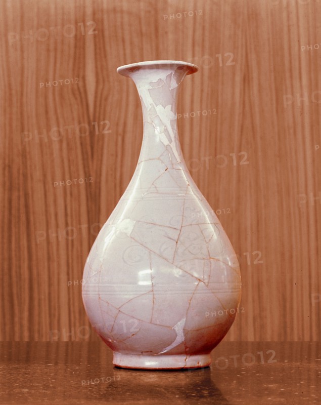 A Chinese Yuan dynasty flask which was found in the ruins of the Husuni Kubwa Palace at Kilwa, an East African trading town dating from the 13th century