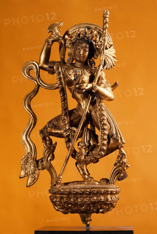 Vajravarahi, a Dakini, female partner of Heruka, and personification of intense passion