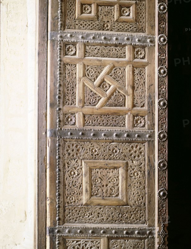 The Great Mosque at Kairouan, one of the oldest Islamic buildings and the first important one in North Africa