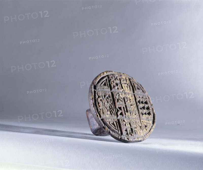 A bread stamp of the kind that was used to mark all loaves sold publicly in Constantinople