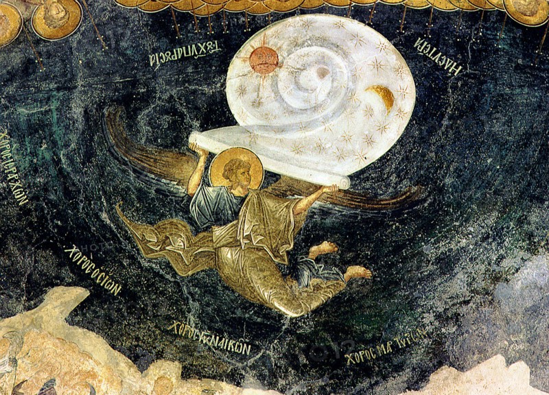 The Parecclesion of the Kariye Djami has extensive fresco paintings concerned with the themes of the Last Judgement and the Resurrection