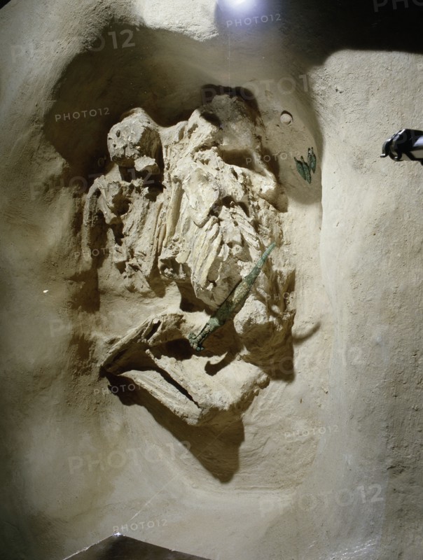 One of the burials at al Qusais