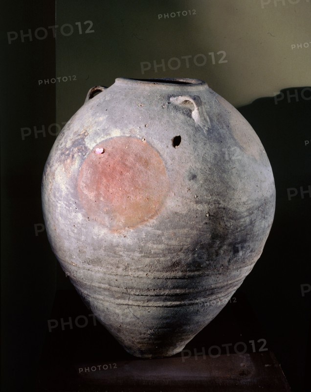 Three handled storage jar from the ruins of ancient Julfar in Ras al Khaimah