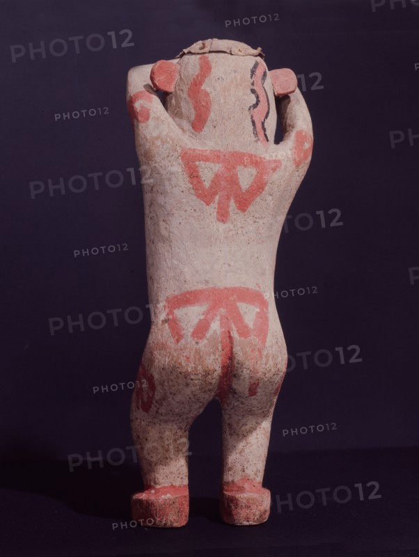 Kachina doll  painted  with  phallic symbols