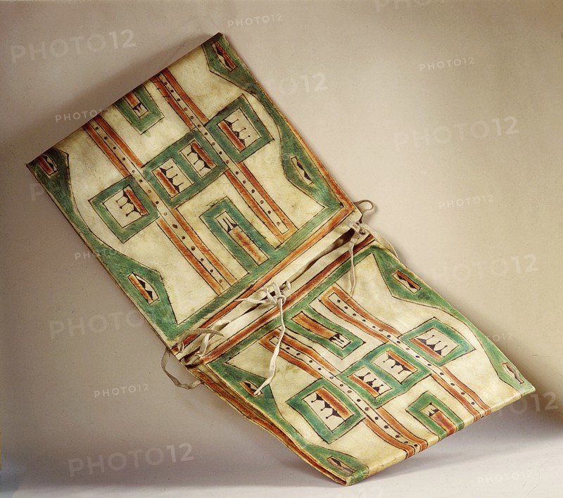 Parfleche, a container used to carry dried buffalo meat