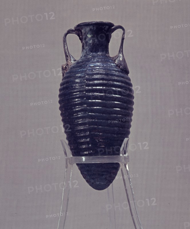 Vases like this are often found in Roman burials filled with perfume for the dead