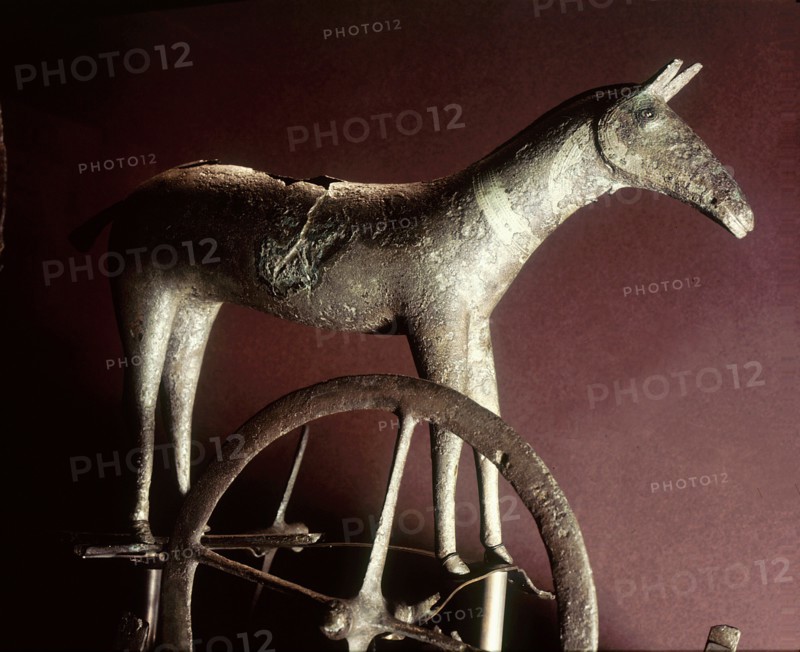 The sacred horse that draws the sun chariot