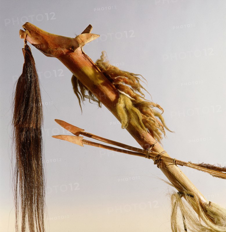 Horse effigy used as War Medicine to gain success on horse raiding expeditions
