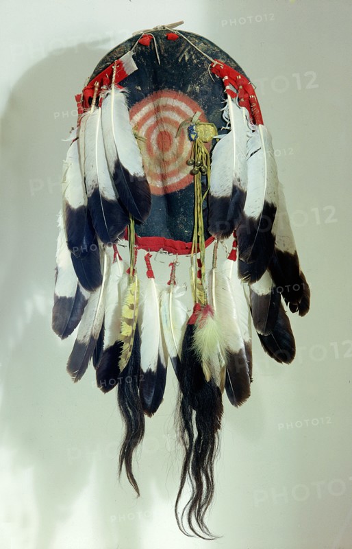 Shield made from buffalo hide