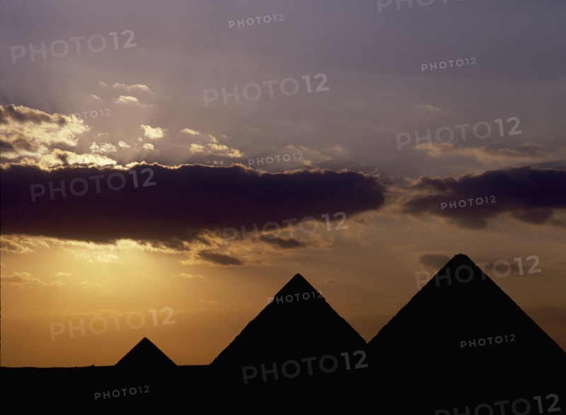 The pyramids at Giza