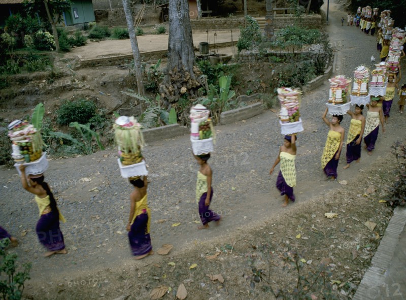 Pura Puseh at Desa Sempidi during the Galungan festival