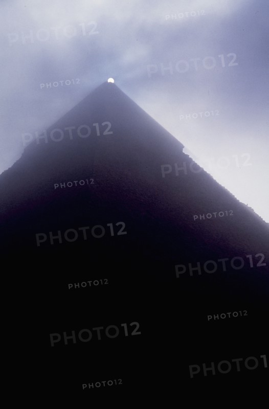 View of the pyramid of Khafra at Giza