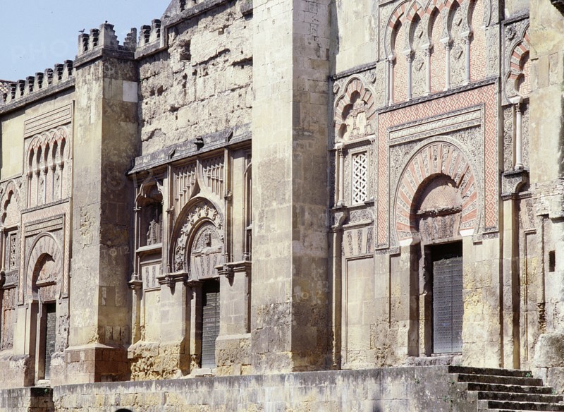 The west side of the Great Mosque at Cordoba