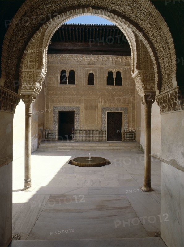 The Patio del Mexuar,The Alhambra Palace, Granada   Spain