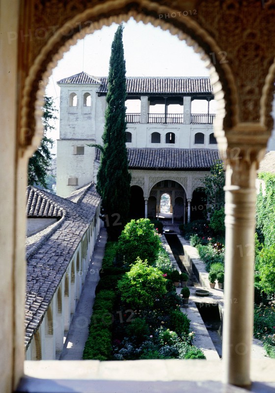 The Generalife Gardens, Alhambra, Granada   Spain