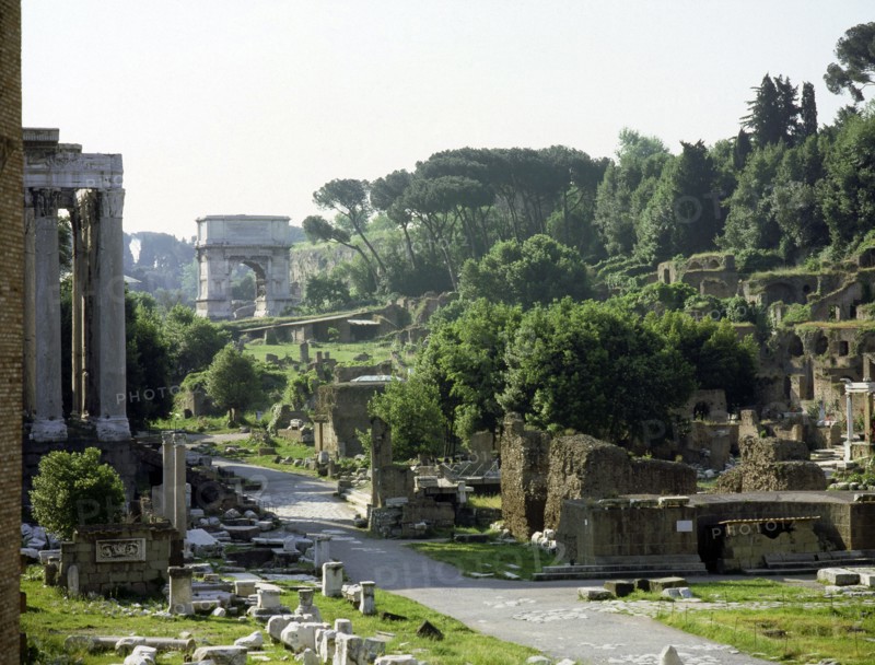 The Roman Forum, looking east