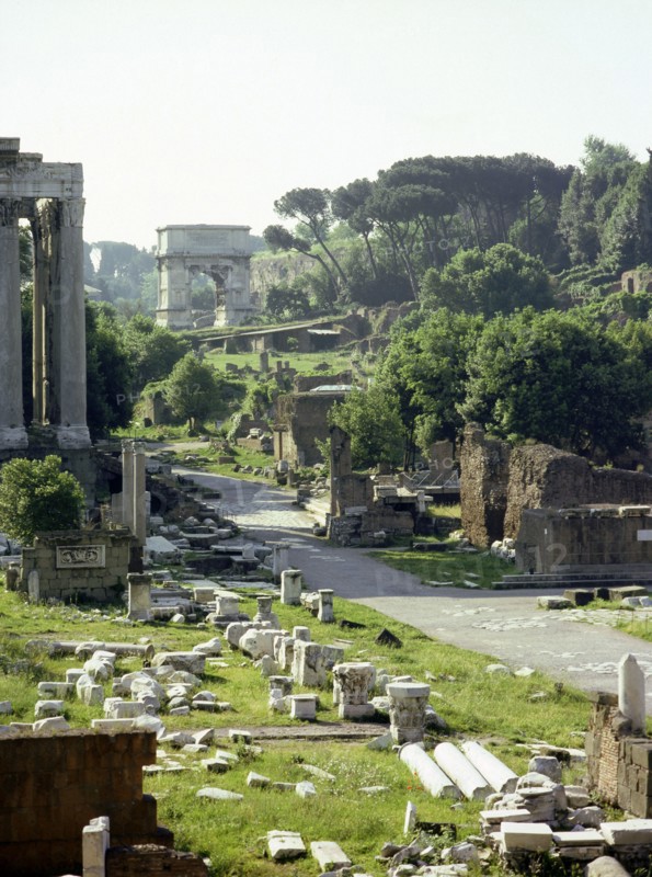 The Roman Forum, looking east