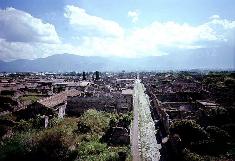 General view of Pompeii