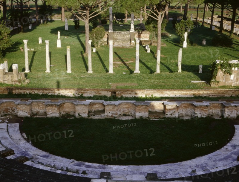 Reconstructed theatre at Ostia