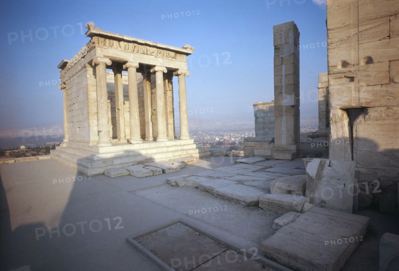 The Temple of Athena Nike and bastion