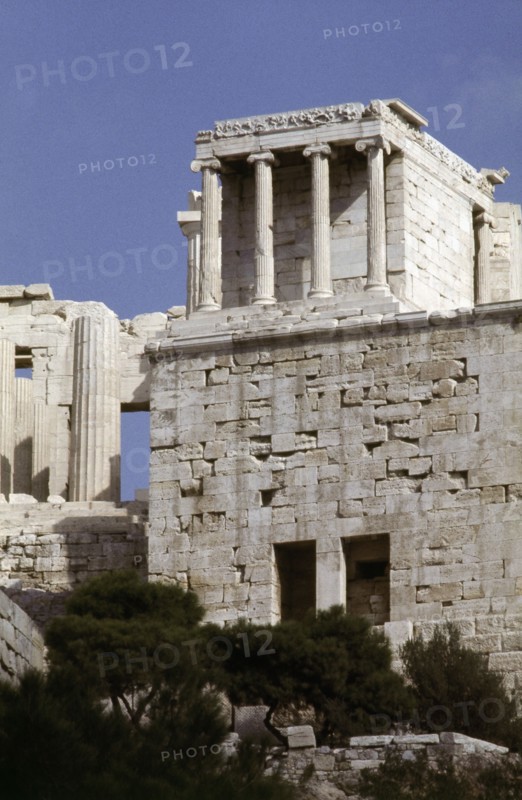 The Temple of Athena Nike and bastion