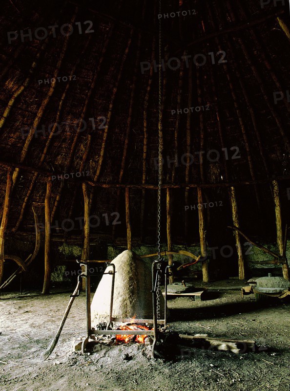 The experimental farm of Little Butser in Hampshire
