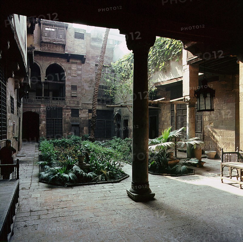 Courtyard of a house in Cairo built for a high military official, possibly an Ottoman
