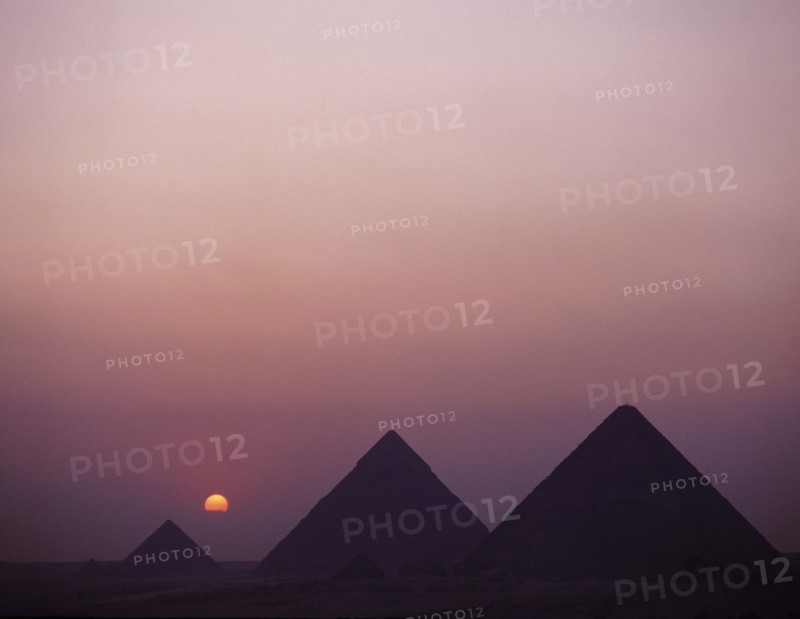 The pyramids at Giza