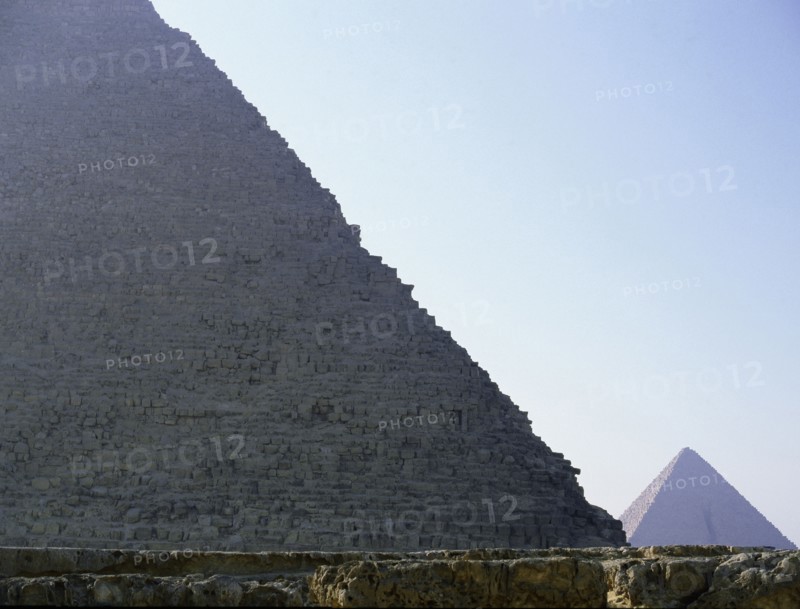The pyramids at Giza