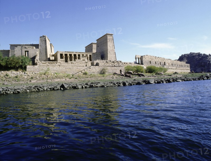 View of the Island of Philae from the Nile