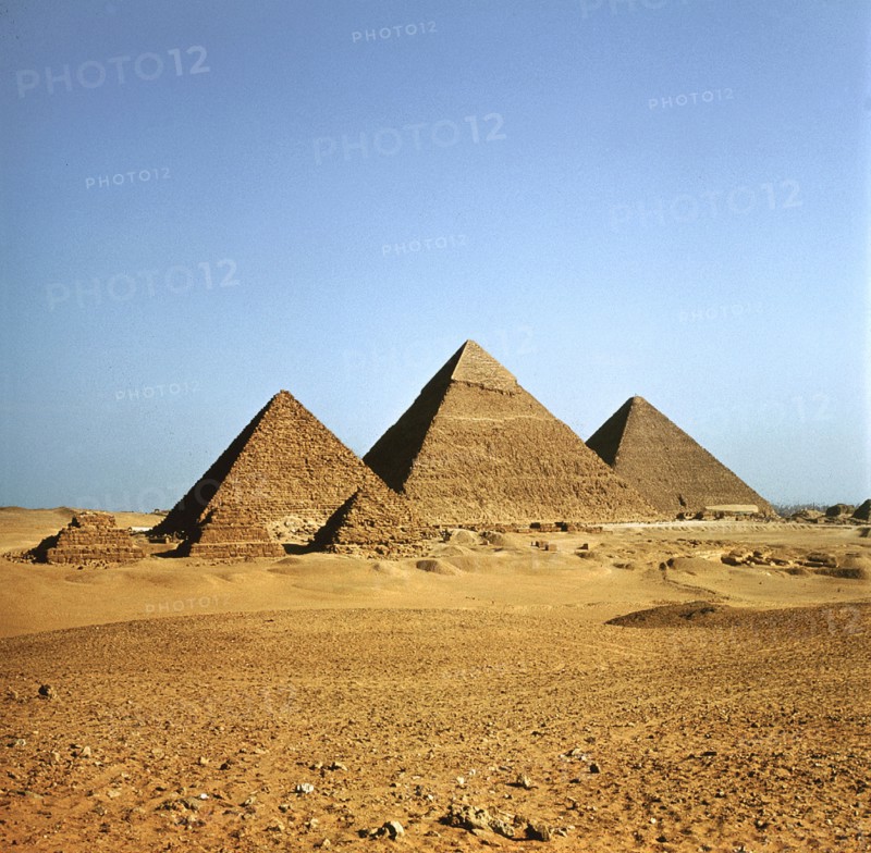 The pyramids at Giza