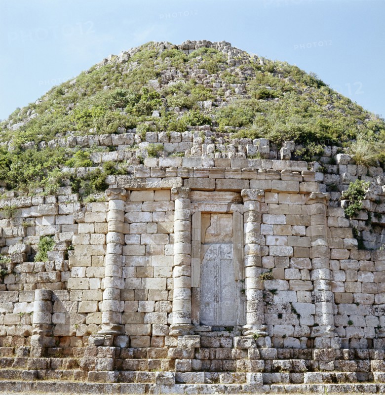 The so-called 'Tombeau de la Chretienne' the greatest of all the Berber tomb monuments