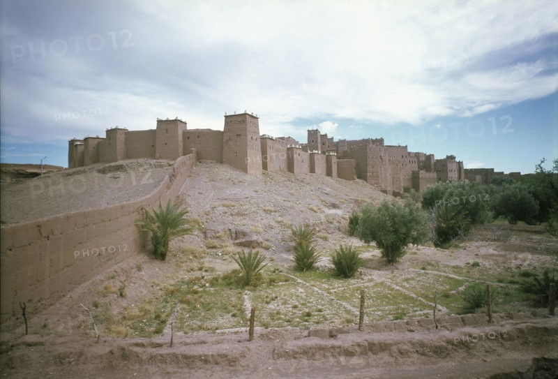 Berber kasbah in the Atlas Mountains