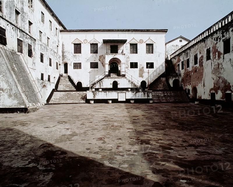 Inside the ramparts of Elmina Castle