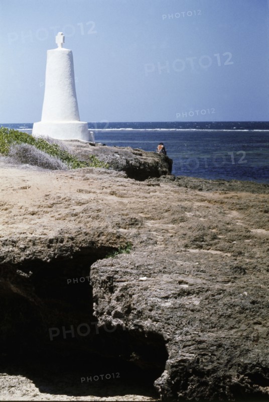 The stone cross erected by Vasco da Gama at Malindi at the time of his voyage to India in 1498