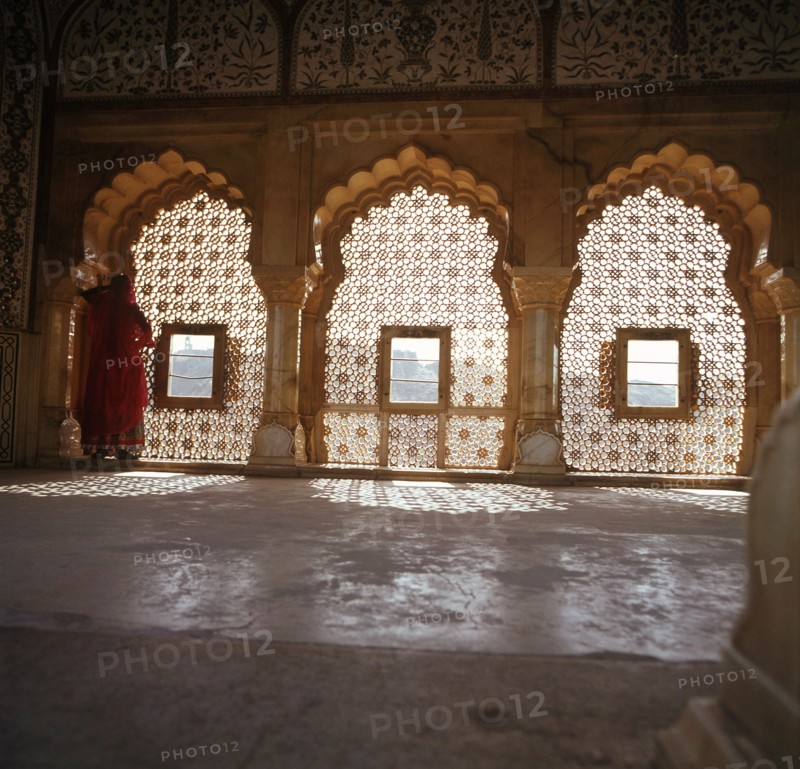 The palace fortress of Amber, the ancient capital of Jaipur state, Rajasthan